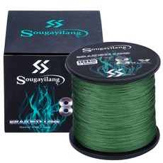  콘스탄틴원줄 낚시줄 빙어 Sougayilang 8 가닥 꼰 pe 낚싯줄 300m 500m 1000m 강한 낚싯줄 multifilament 내구성 낚싯줄 pesca, 초록, 500m 0.40mm 43.3kg 