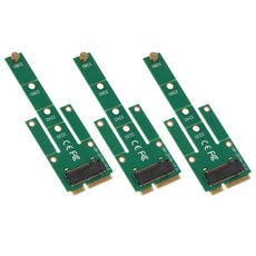 STK3pcs msata pci-e 3.0 ssd to ngff m.2 b-key sata 어댑터 확장 카드, 1개