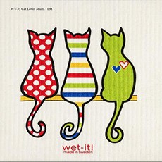 Wet-it! Swedish Cloth - Cat Lover - Multi null, 1, Multicolor