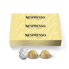 네스프레소 버츄오 바리스타 크리에이션 바닐라 커스터드 파이 마일드 로스트 커피 캡슐 10개 3팩 Nespresso VertuoLine Vanilla Custard Pie, 1개