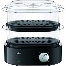 브라운 FS 5100 2바구니 (들) 표 850W 블랙 기화기 - 증기선 (2 바구니(들) 블랙 테이블 회전 전면, 단일상품