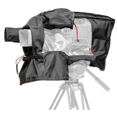 맨프로토 Manfrotto MB PL-RC-10 DSLR 카메라 레인 커버 숄더 캠코더와 함께 사용 방수 먼지와 비로부터 보호 사진 작가 비디오 작가용 - 블랙/차콜 그레