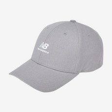 [국내매장] 뉴발란스 ESS ATHLETIC67 STACKED LOGO CAP NBGDDAE101 그레이