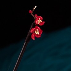 천연보석뒤꽂이