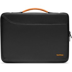 tomtoc 360 M3 MacBook Pro 16인치 A2991 M2M1 ProMax A2780 A2485 20232019 더 뉴 레이저 블레이드 15 점퍼 노트북 방수 액세서리, Black, 13-inch for New MacBook Air/ P