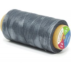 만달라 크래프트 150D 210D 0.8mm 가죽 봉합 스티칭 플랫 왁스드 나사산 스트링 코드(210D 1mm 180M 회색), 단일옵션