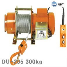 (화물착불)UDT 전동윈치 DU-205 300kg 7x30 2M (1EA) 윈치 전동윈치 운반공구 운반 하역 호이스트 윈치
