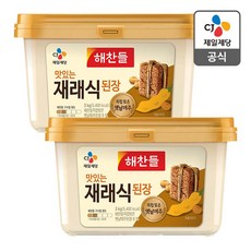 해찬들 재래식 된장, 3kg, 2개