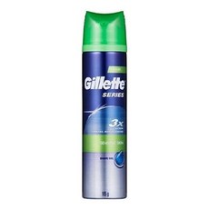 남자피부관리 질레트 3x 센서티브스킨 쉐이빙젤 200ml(W4C56E0), 오버레이 1