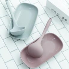 다행의살림 실리콘 조리도구 받침, 1개, 핑크