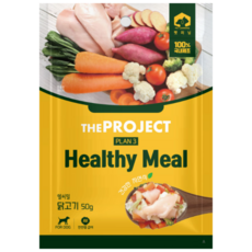 펫러닝 강아지 더프로젝트 헬씨밀 닭 PLAN3 간식, 50g, 80개, CHICKEN(닭고기)