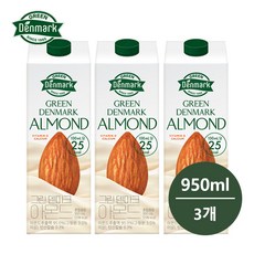 동원 그린덴마크 아몬드 950ml 무료배송/비건음료/귀리우유, 3개