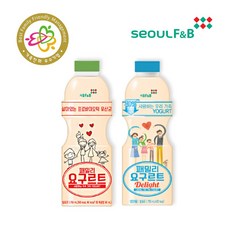 서울에프엔비 패밀리요구르트 750ml 혼합 2종, 1개 x 750ml