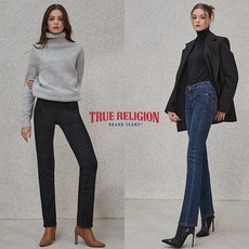 [쇼핑엔티] [TRUERELIGION]트루릴리전 대박가격 울 블렌딩 기모 데님팬츠 2종 여성