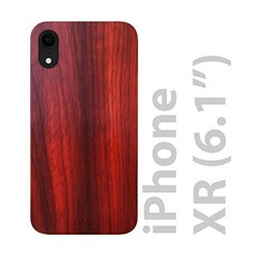 Iato iPhone XR 나무 상자입니다. 진짜 장미 아이폰 xr 케이스 나무. 최소한의 클 (Real Rose Wood - iPhone XR iPhone XR (6.1")), 본상품