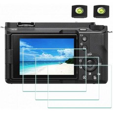 소니 알파 A7C II A6700 6700 7C ZVE1 A7C2 카메라 & 핫슈 커버 0mm 9H 경도 강화유리 흠집방지 지문방지 버블 32팩