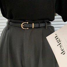 여자 캐주얼 벨트 베이직 심플 청바지 가죽벨트 105센치 구멍벨트