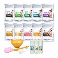 린제이 모델링팩 1kg 11종+앰플토너+팩도구 4종세트 - 카렌듈라 1kg+팩도구4종, 카렌듈라 모델링팩 1kg+팩도구4종, 엄청큰 앰플토너 500ml (영양), 1개