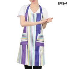 세로줄 캔버스 목걸이 앞치마 홈베이킹 원데이클래스, 세로줄(sfkae70)