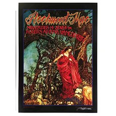 Fleetwood Mac Poster Rogers Arena Vancouver 2018 손 서명 지쿠레보부마스, 본상품