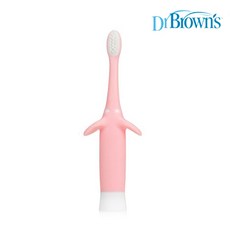 닥터브라운 유아 트레이닝 칫솔. 양치연습 부드러운 유아칫솔 아기칫솔, 1개, 핑크