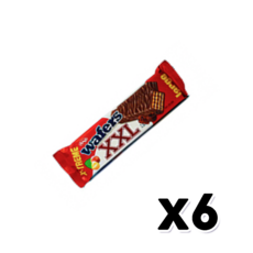 XXL웨이퍼 코코아 수입초코바 50g x 6개, 단품