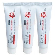 웰빙헬스 예쁜얼굴 썬크림 - 휴대용 / 사계절 / 자외선차단 / 슈퍼 UV SUN CREAM SPF 50+/ PA+++ / 메이크업베이스 효과