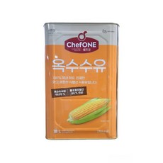 쉐프원 옥수수유 18L 업소용 대용량 저가 식용유 말통 corn oil