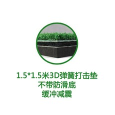 런치패드 연습용 전용 충격 골프 수업 매트연습 두꺼운 골프채 매트, T04-1.5*1.5미터 3D스프링 퍼팅매트 미포함 미