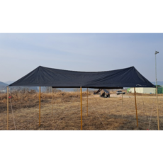 블랙 코팅 500D 렉타타프 1m shelter 자외선 차단 암막 타프