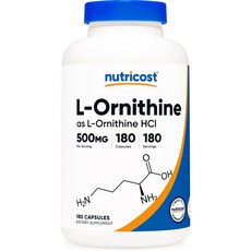 뉴트리코스트 L 오르니틴 500mg 120베지캡슐, 1개, 120정