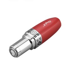 CkeyiN 미니 눈썹 트리머 눈썹 면도기 얼굴 털 제거 여성용 립스틱 전기 제모기 충전식, 레드