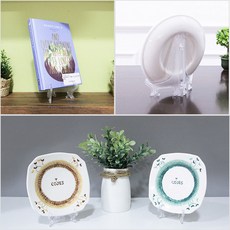 액자 그릇 다리 스탠드 도서 전시대 포토테이블 지지대, 1개