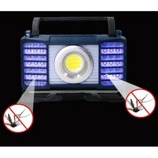  LED COB 충전식 멀티 캠핑 야외 랜턴 작업등 투광기 모기퇴치기 W880, 2개 