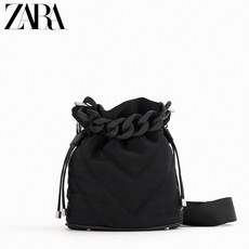 ZARA 자라 퀼티드 미니 버킷백