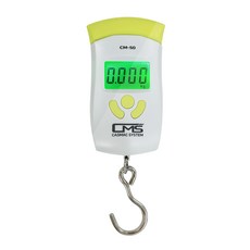 CMS 휴대용 손저울 CM-50 등산 낚시 택배 캐리어 50kg