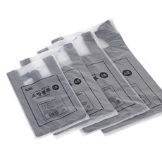 6호size 까만 비닐봉투 53x64cm 묶음 재활용 쓰레기 검정 봉지 블랙, 1