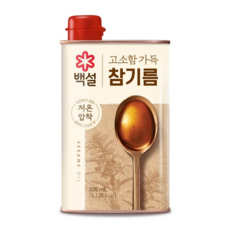 진한 참기름, 500ml, 1개