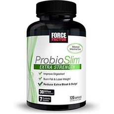 Force Factor 포스 팩터 프로바이오슬림 ProbioSlim Extra Strength 캡슐 120정, 1개