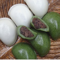 [나눔] 2색 바람떡 1kg+1kg 굳지않는떡 직접 끓여 만든 저당 통팥앙금