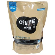 반려 애완동물용품 소사료 강아지밥 아침애 대형견 개사료 수제 1.8kg 오리연어감자 식품 강아지 사료 !Lzus