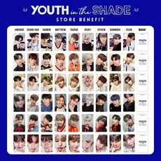 ZB1 제로베이스원 앨범 YOUTH IN THE SHADE 미니 1집 굿즈 포토카드 54장