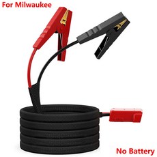 밀워키/디월트용 배터리 점퍼 스타터 라인 키트 18V 리튬 이온 배터리 8 게이지 6.5Ft, 01 for Milwaukee_01 CHINA, 1개