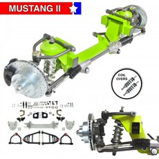 Helix 9089081 Shock Thru Coil Stock (41-48 Mercury Car Mustang II IFS 5x5 수동 RHD 랙 크로스 멤버 없음), 단일옵션, 단일옵션