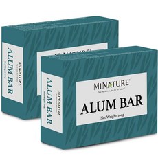 minature 명반 바 면도 블록, 2, 1개