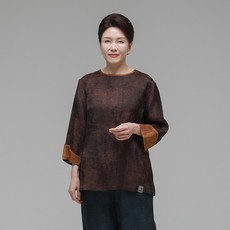 하랑한복 엄마옷 신상인견블라우스 바람드리 브라운