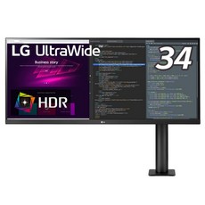LG 34WN780-B 34 (3440 1440) IPS HDR FreeSync HDMI 2 DP 3 인체 공학 스탠드 모니터 디스플레이 인치 프레임리스 평면