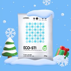국내산 염화칼슘 제설용 친환경 불가사리 제설제 스타스테크 25kg 1포