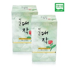 [예찬] [화개농협] 하동 왕의녹차 작설차 대작 100gx2, 100g, 2개, 2개, 상세 설명 참조, 1개입