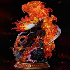 귀멸의칼날 액션 피규어 렌고쿠 쿄쥬로 Figura limitada da estátua de lc rengoku kyoujurou gk 애니메이션 액선, 하얀